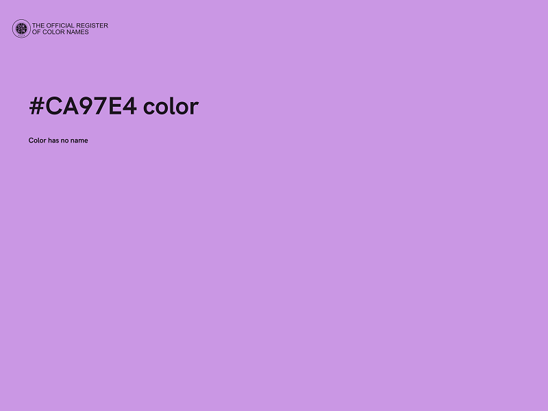 #CA97E4 color image