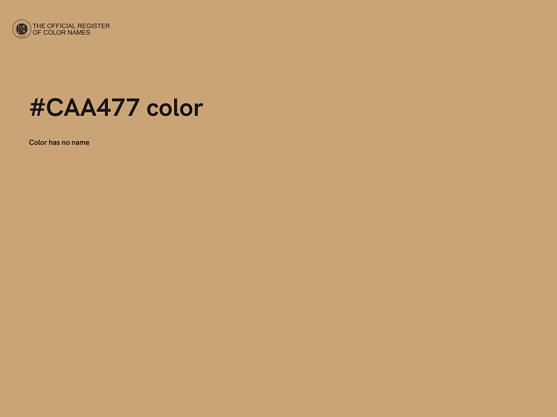 #CAA477 color image