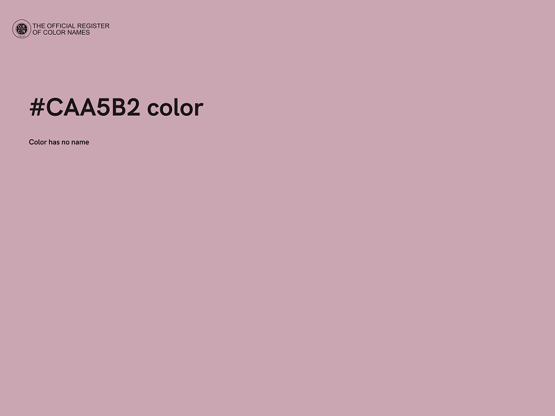 #CAA5B2 color image