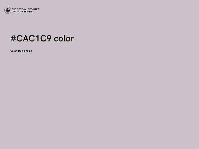 #CAC1C9 color image