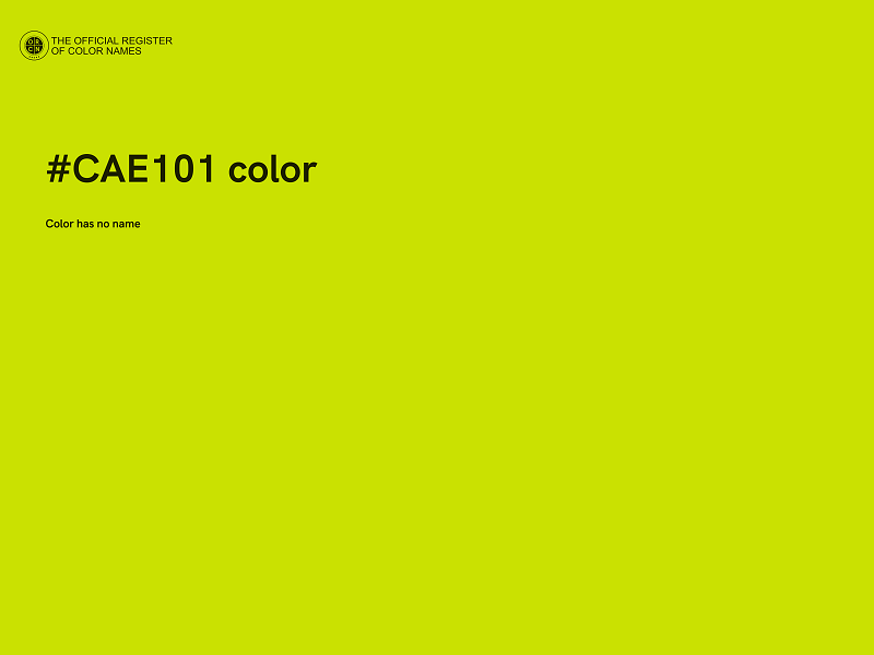 #CAE101 color image