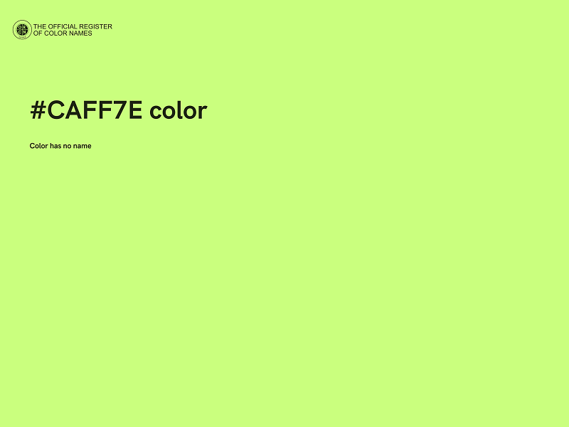 #CAFF7E color image