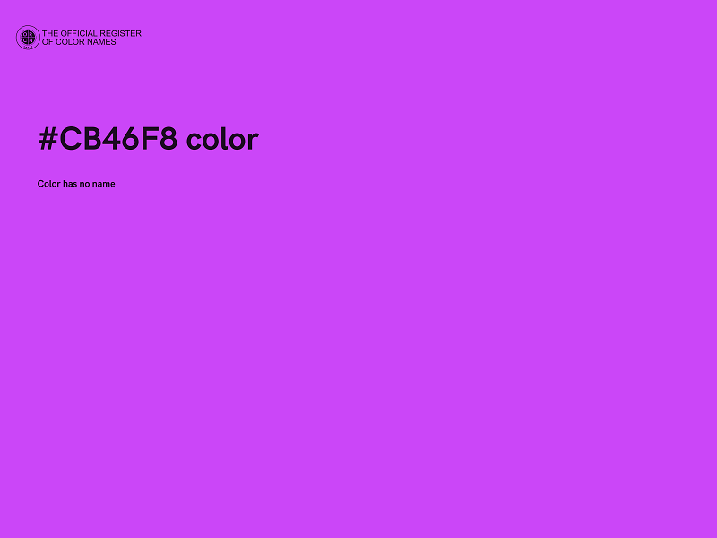 #CB46F8 color image