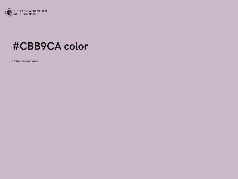 #CBB9CA color image