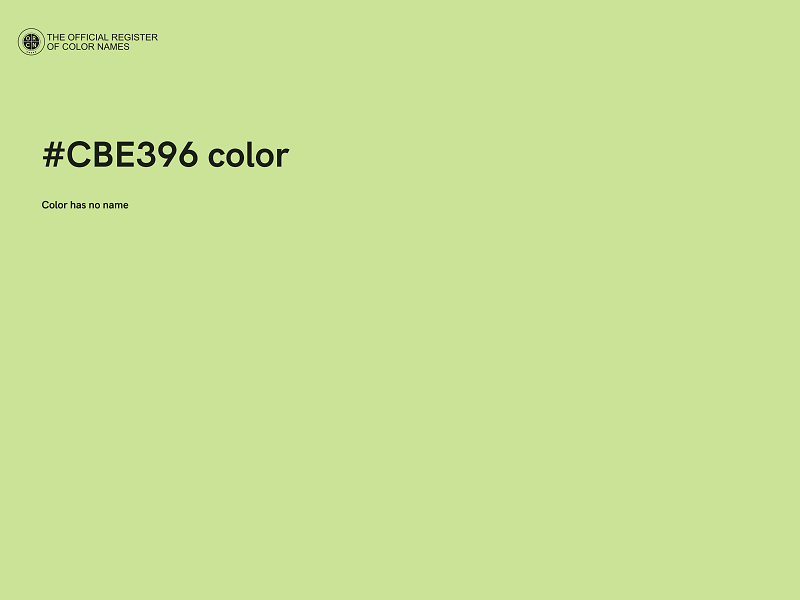 #CBE396 color image