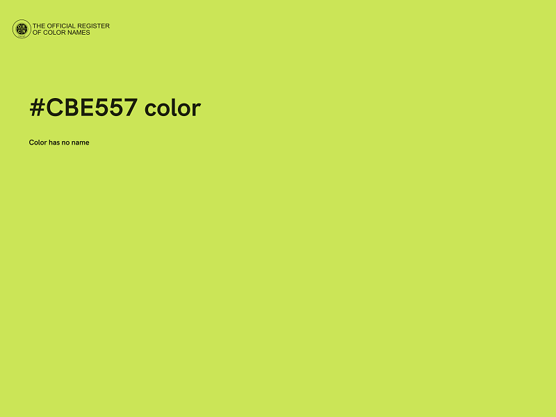 #CBE557 color image