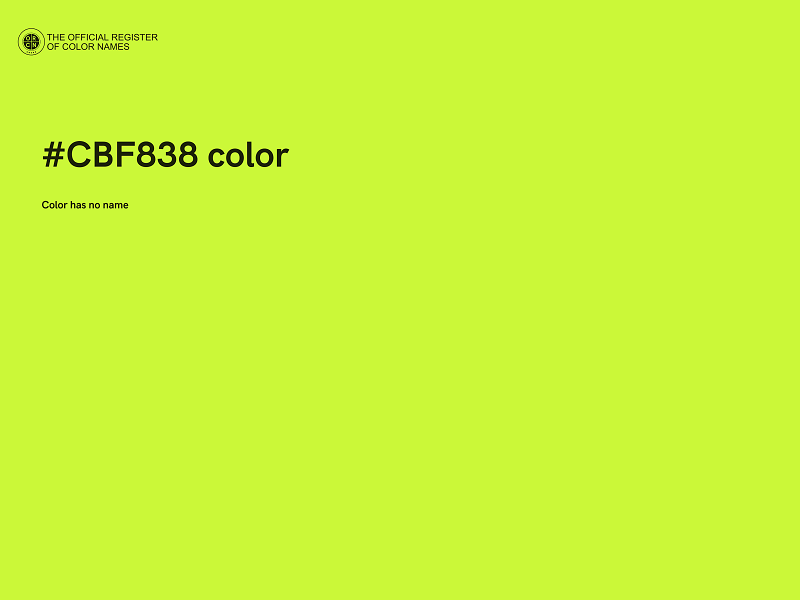 #CBF838 color image