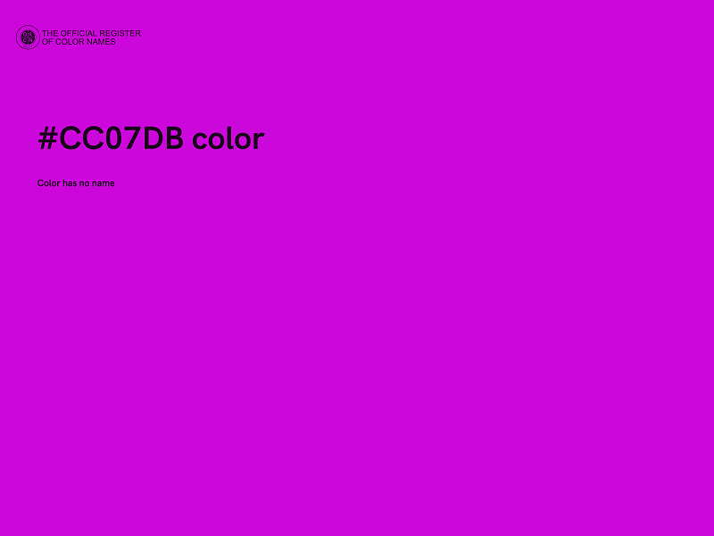 #CC07DB color image