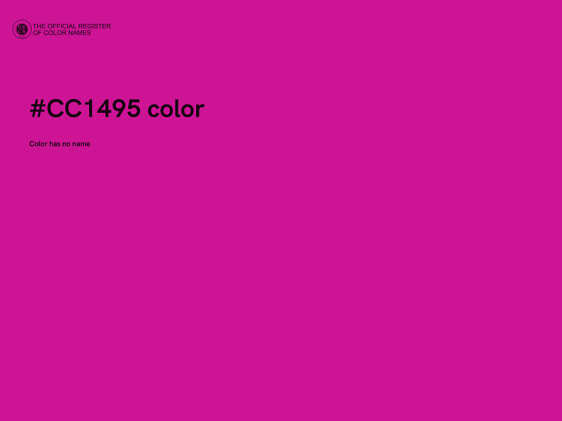 #CC1495 color image