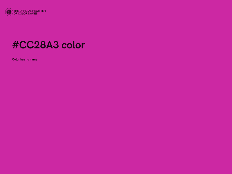 #CC28A3 color image