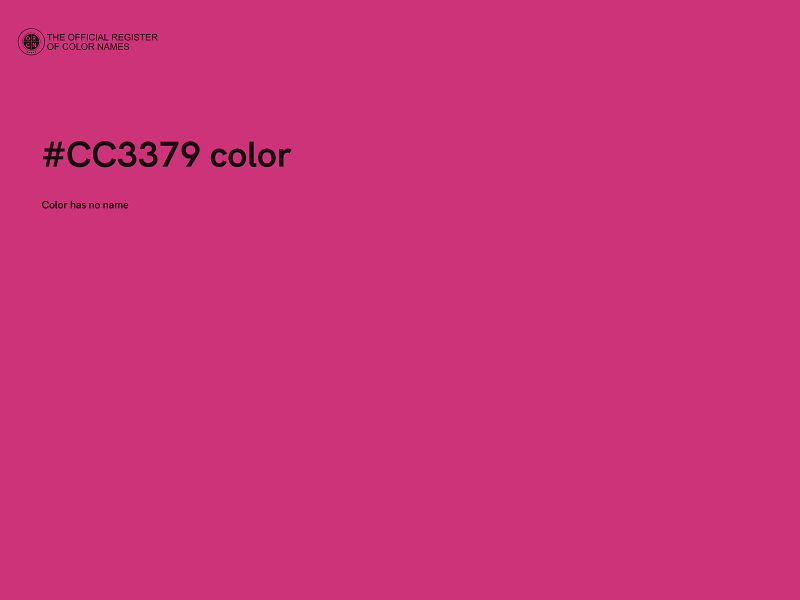 #CC3379 color image