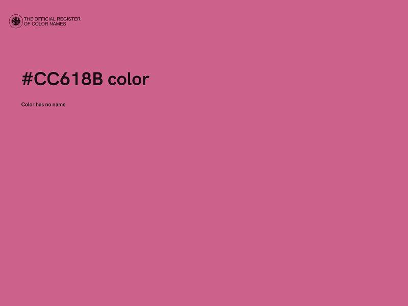 #CC618B color image