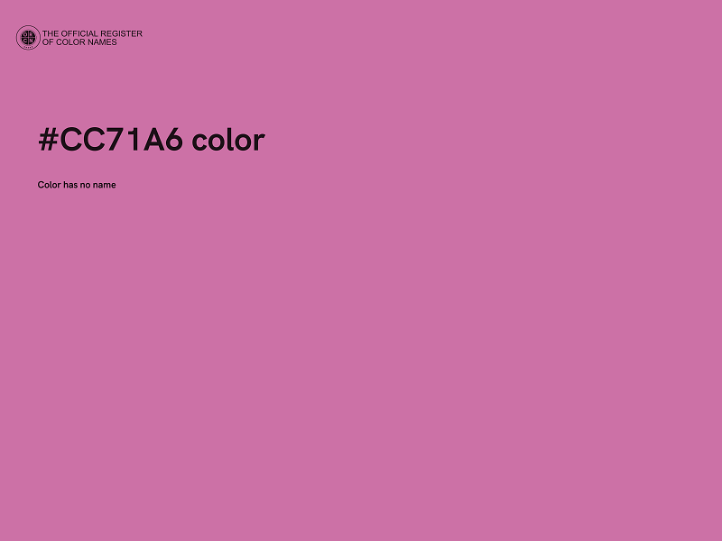 #CC71A6 color image