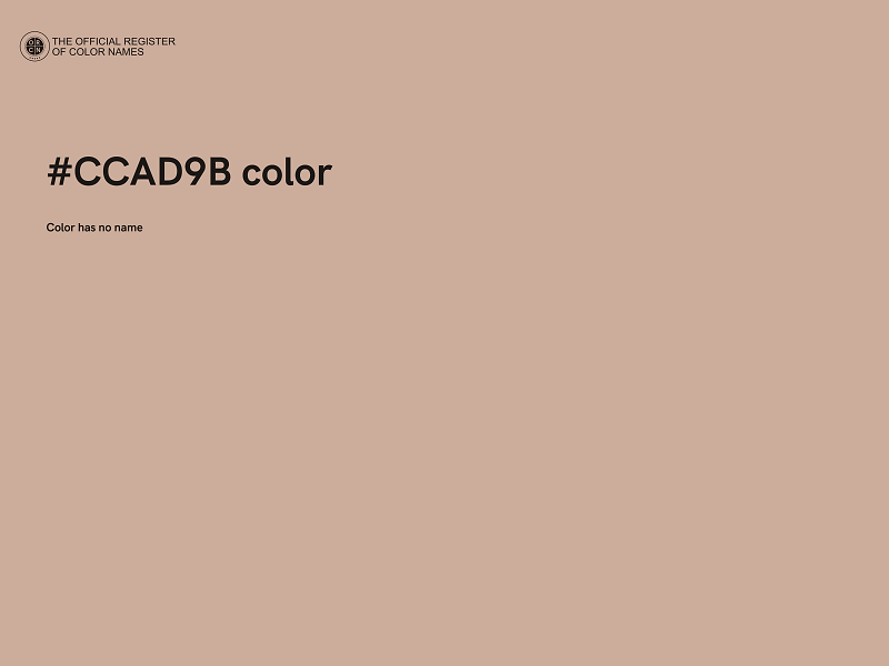 #CCAD9B color image