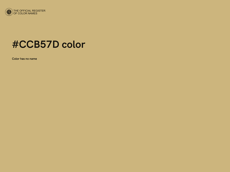 #CCB57D color image