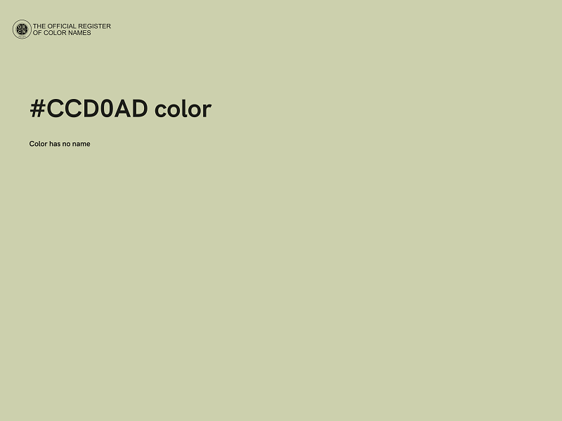 #CCD0AD color image