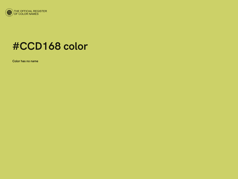 #CCD168 color image