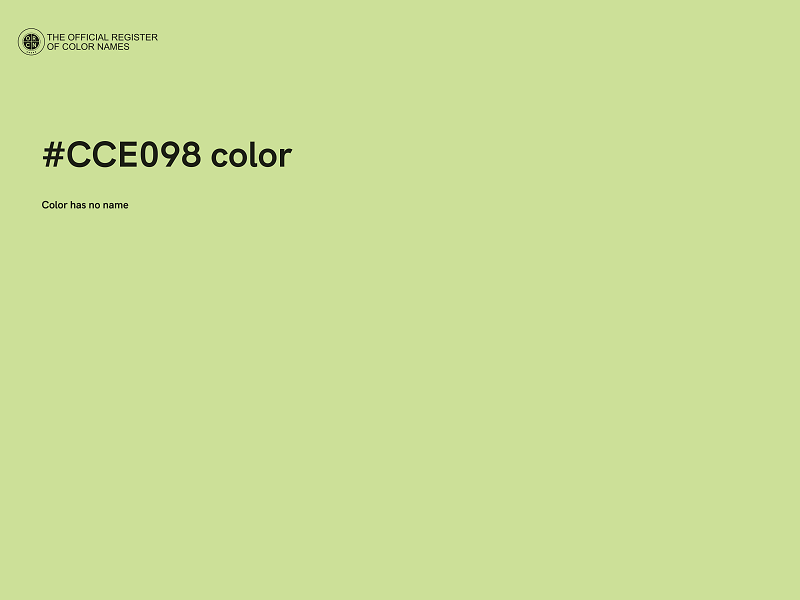 #CCE098 color image