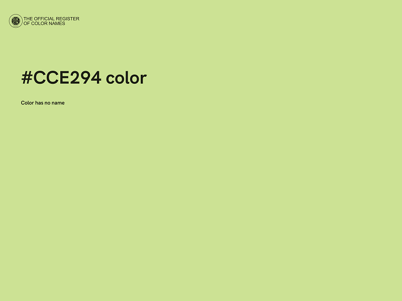 #CCE294 color image