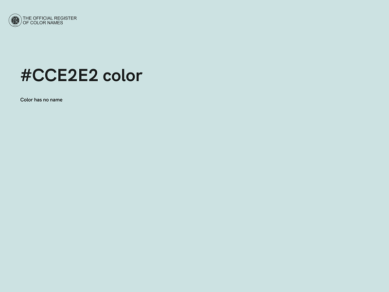 #CCE2E2 color image