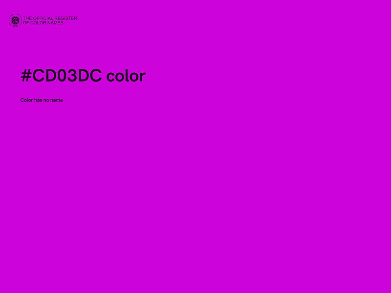 #CD03DC color image