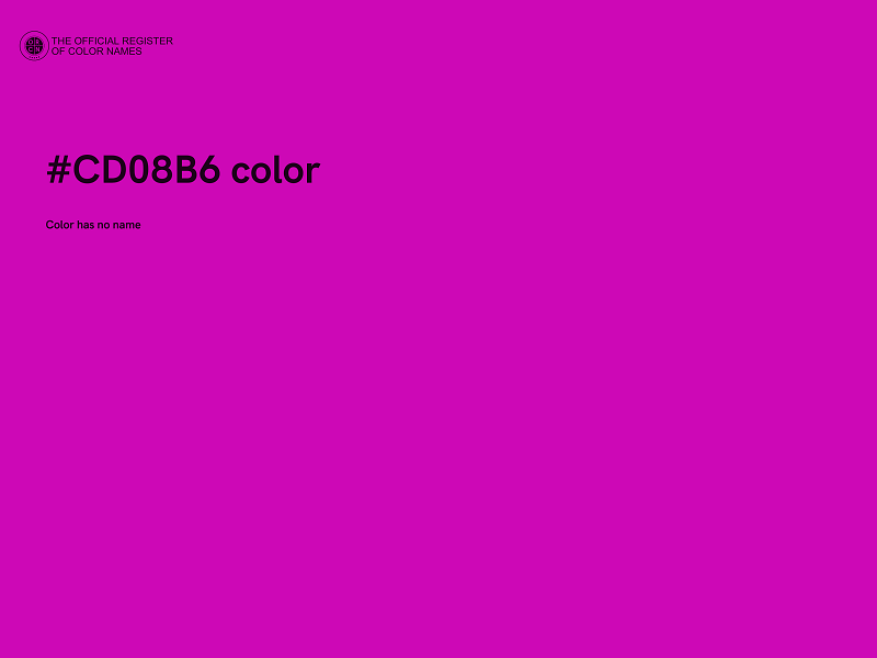 #CD08B6 color image