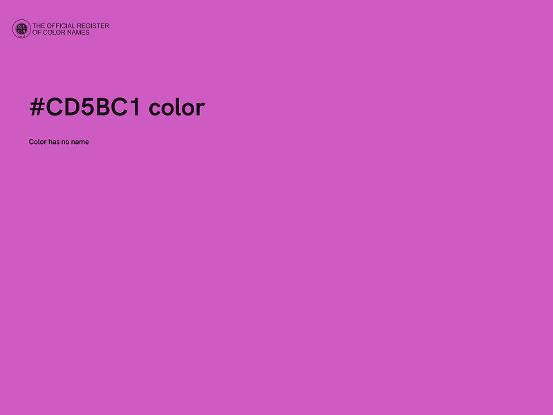 #CD5BC1 color image