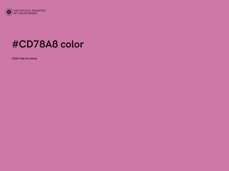 #CD78A8 color image