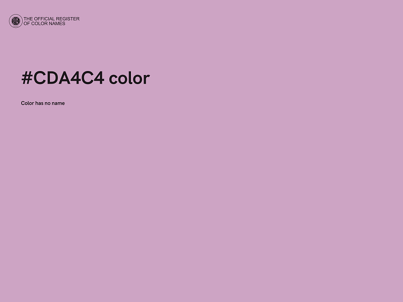 #CDA4C4 color image