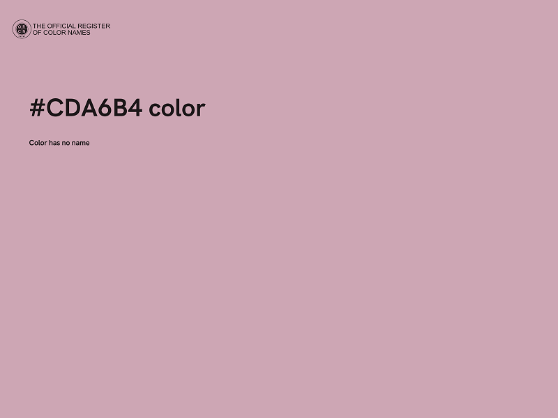 #CDA6B4 color image