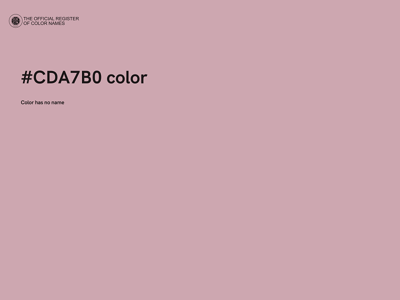 #CDA7B0 color image