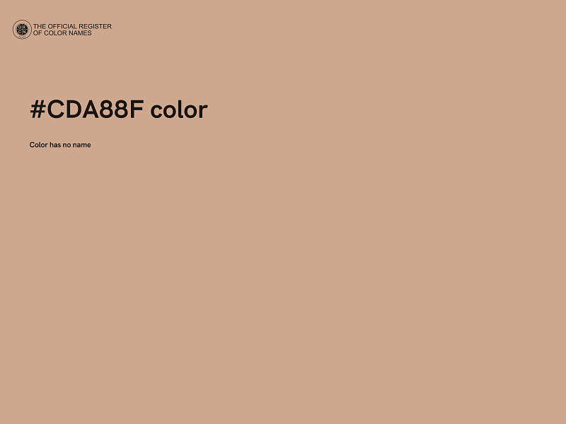 #CDA88F color image