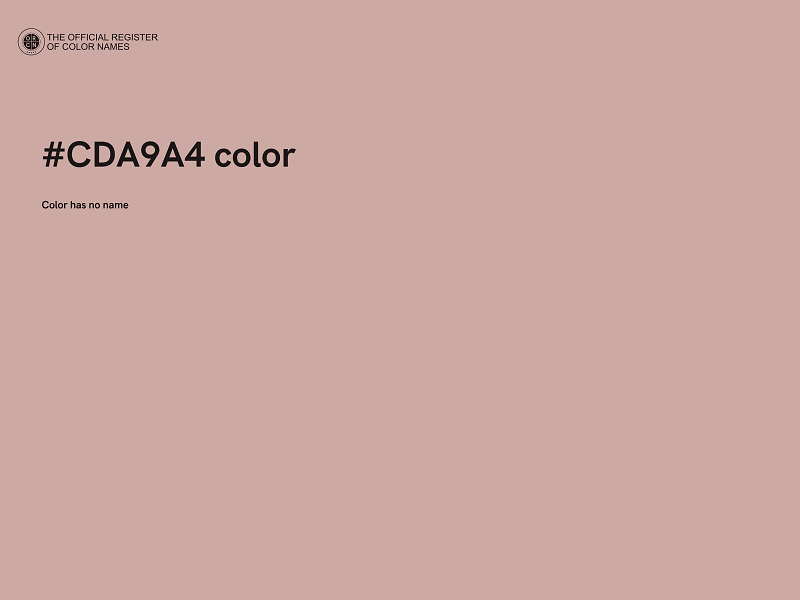 #CDA9A4 color image