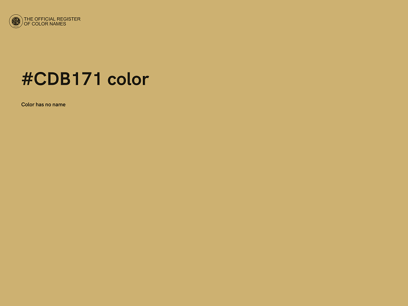 #CDB171 color image