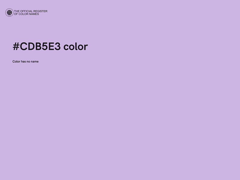 #CDB5E3 color image