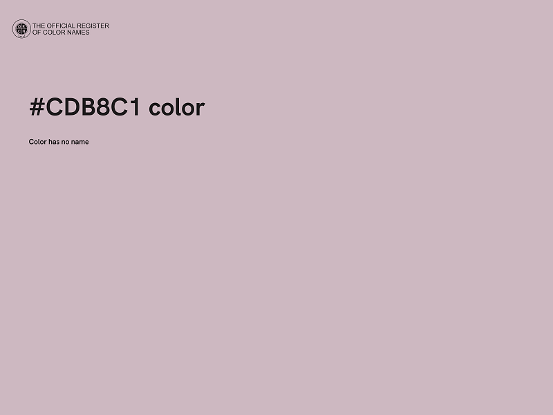 #CDB8C1 color image