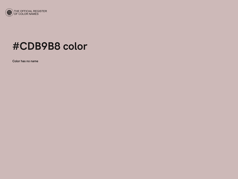 #CDB9B8 color image