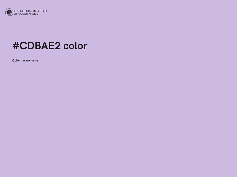 #CDBAE2 color image