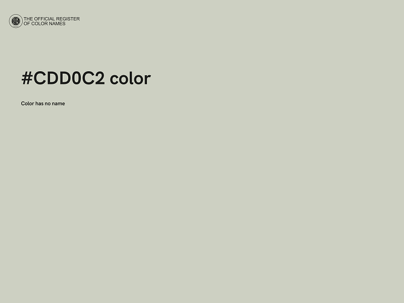 #CDD0C2 color image