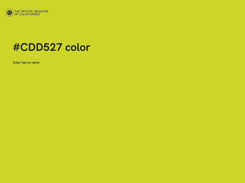 #CDD527 color image