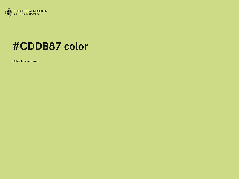 #CDDB87 color image