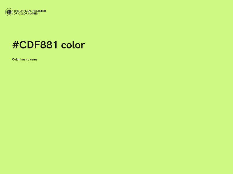 #CDF881 color image