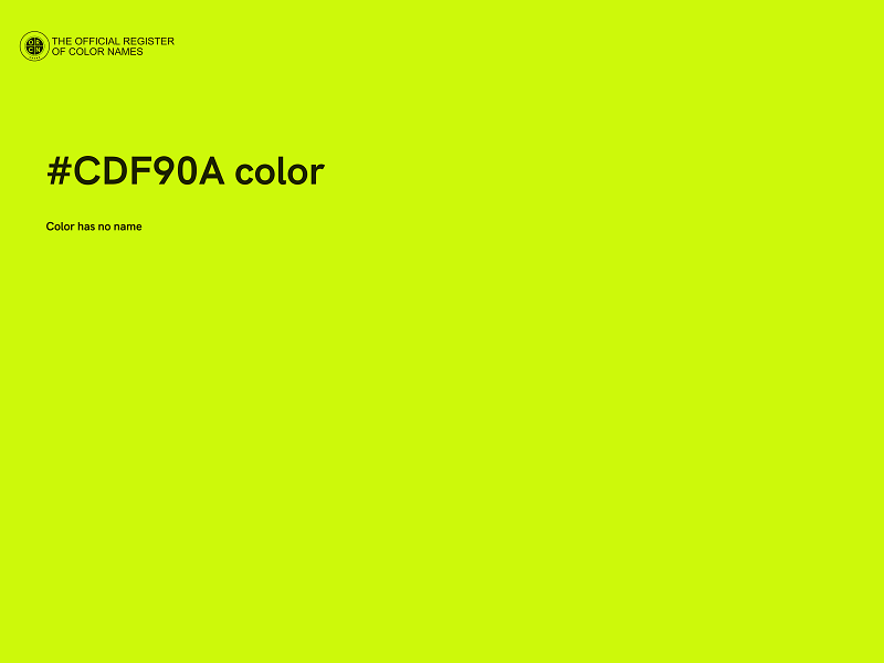 #CDF90A color image