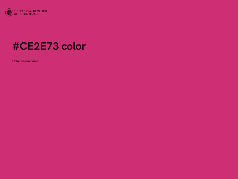 #CE2E73 color image