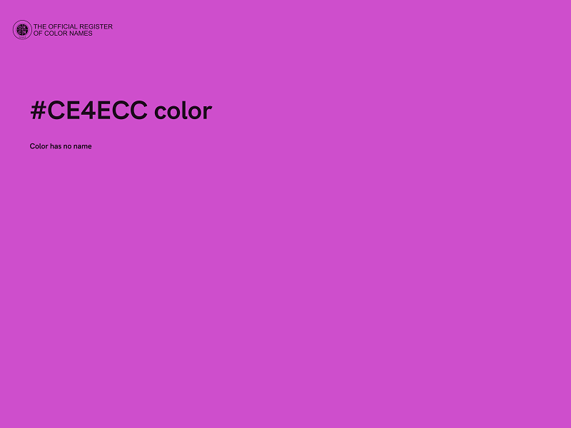 #CE4ECC color image