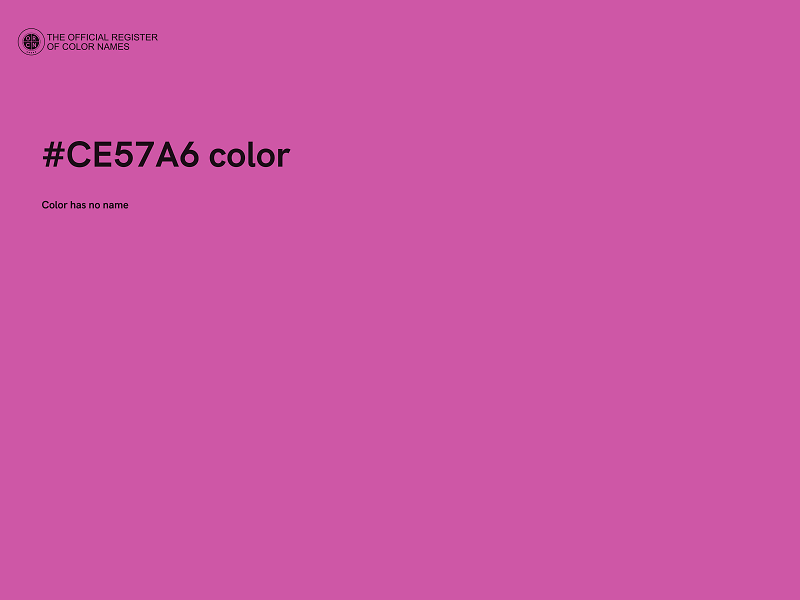 #CE57A6 color image