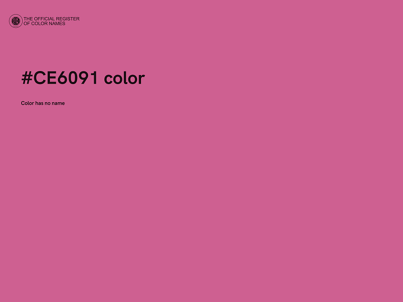 #CE6091 color image