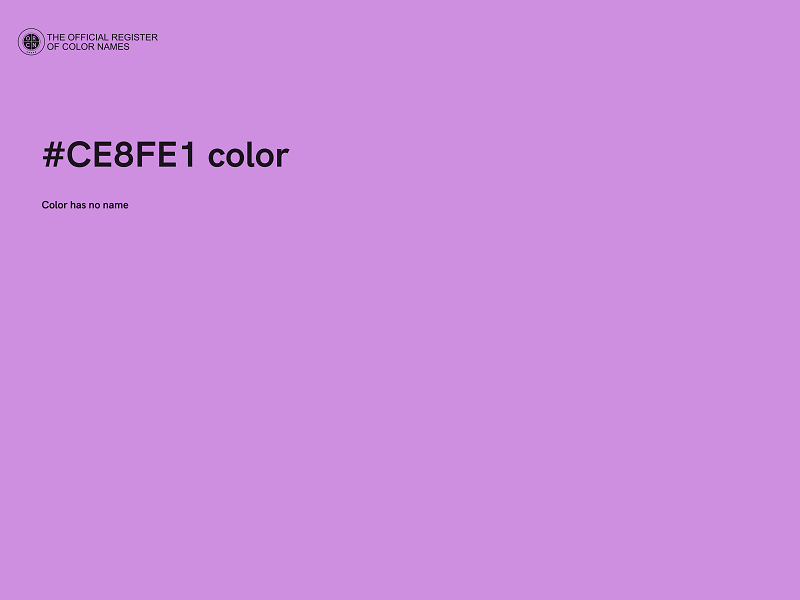 #CE8FE1 color image