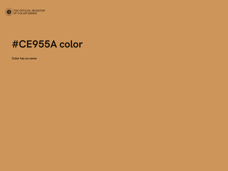 #CE955A color image