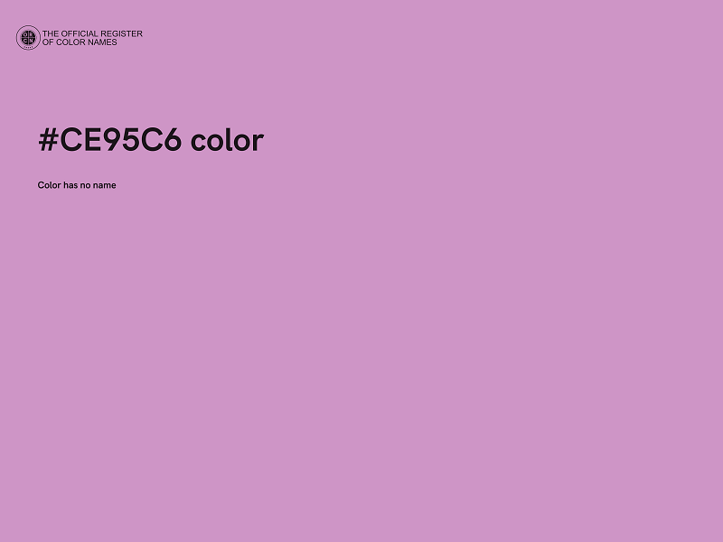 #CE95C6 color image